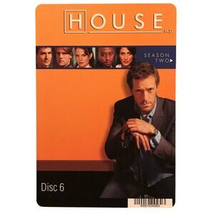 Mini Movie Poster - House MD - Orange Cover Art Home Office Decor Fits A5 Frame